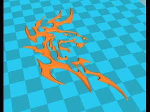 dragon ornament 3D Baskı Modeli