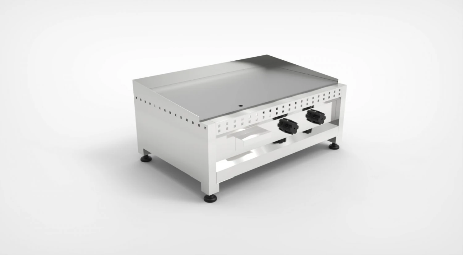 commercial grill 3D Model .c4d .max .obj .3ds .fbx .stl .blend