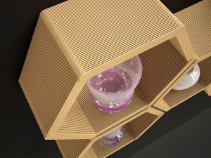 wooden shelf 3D Model