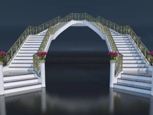 classic stairs 3D Model