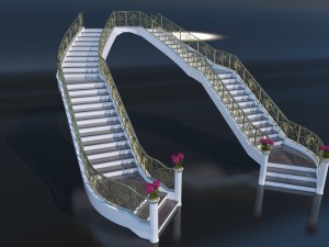 classic stairs 3D Model