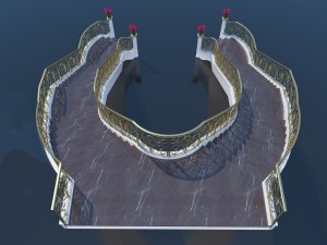 classic stairs 3D Model