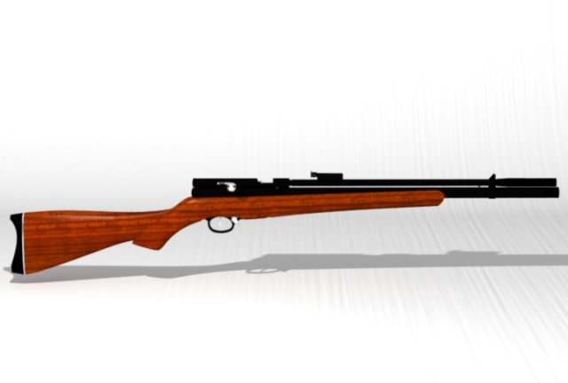airpsp rifle 3D-Modell .c4d .max .obj .3ds .fbx .stl .blend 