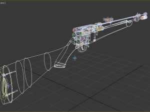 airpsp rifle 3D-Modell