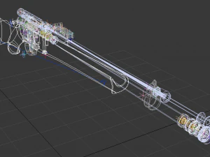 airpsp rifle 3D Model