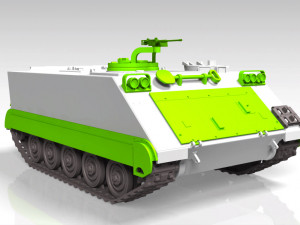 m113- armored transport - argentinian vc-103 3D प्रिंट मॉडल