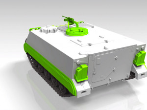 m113- armored transport - argentinian vc-103 3Dプリントモデル