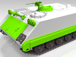 m113- armored transport - argentinian vc-103 3Dプリントモデル