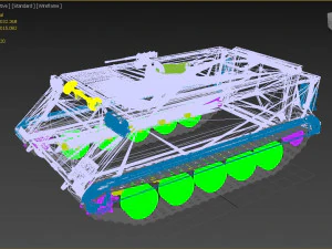 m113- armored transport - argentinian vc-103 3D Print Model