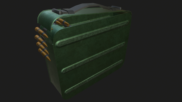 ammo crate 3D-Modell .c4d .max .obj .3ds .fbx .stl .blend 