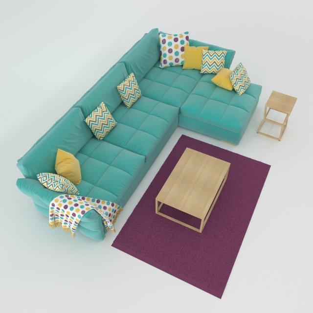 lantana corner sfa Modèle 3D .c4d .max .obj .3ds .fbx .stl .blend 