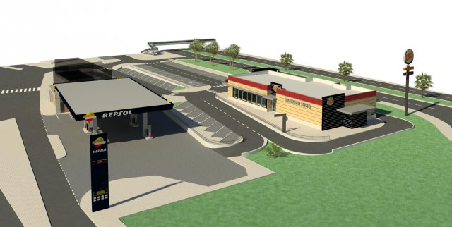 repsol burgerking 3Dモデル .c4d .max .obj .3ds .fbx .stl .blend