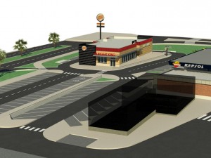 repsol burgerking 3Dモデル