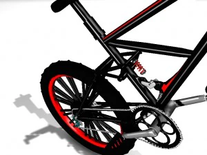montaggio bici mtb Modello 3D