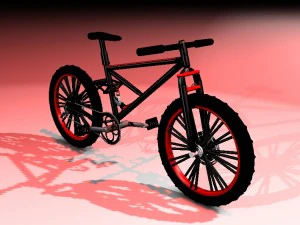 montaggio bici mtb Modello 3D