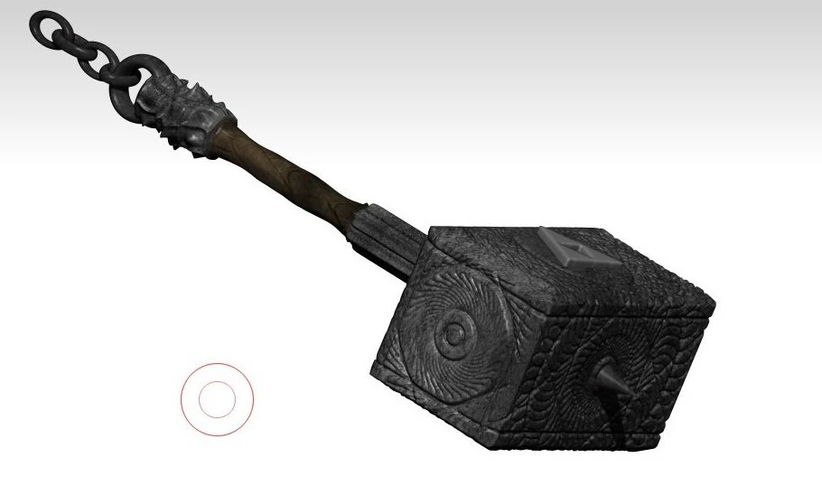 hammer 3D Model .c4d .max .obj .3ds .fbx .stl .blend 