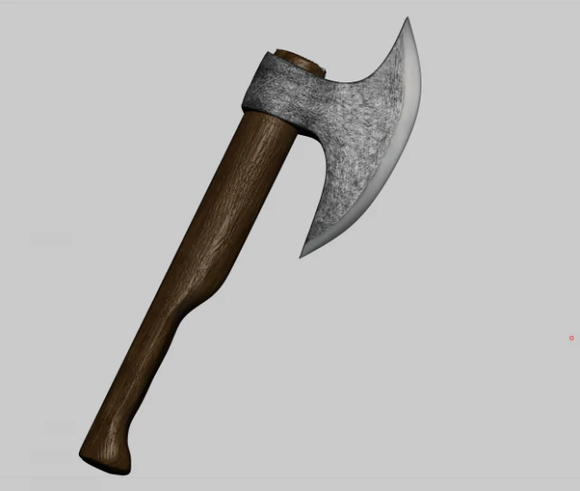 axe 3D Model .c4d .max .obj .3ds .fbx .stl .blend 