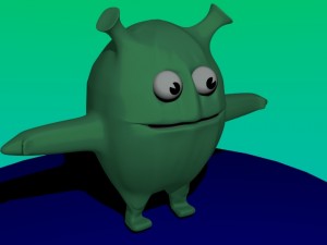 tiny alien 3D Model
