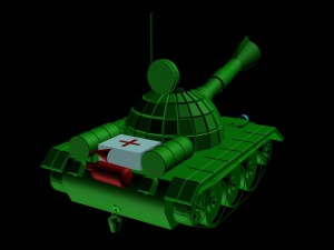 toy tank 3Dモデル