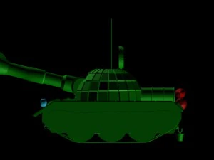 carro armato giocattolo Modello 3D