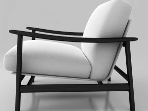 zanotta sushi armchair 3D Model