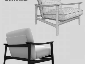 zanotta sushi armchair 3D Model
