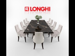 longhi dining teble 3D Model