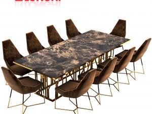 longhi dining table 3D Model