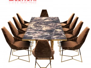 longhi dining table Model 3D