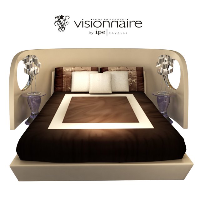 visionnaire bed Modelo 3D .c4d .max .obj .3ds .fbx .stl .blend 