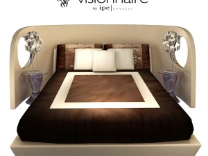 кровать визионера 3D Модель