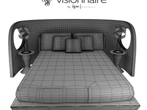visionnaire bed Modelo 3D