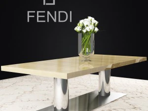 fendi casa dining 3D Model