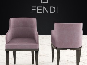 fendi casa dining Modello 3D