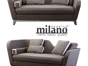 milano bedding sofa 3D Модель