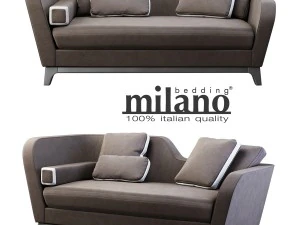 milano bedding sofa 3D Model