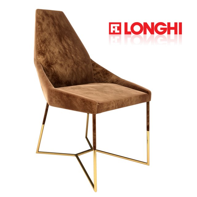 longhi dining chair 3D Модель .c4d .max .obj .3ds .fbx .stl .blend 