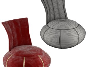 pumpkin armchair 3D-Modell