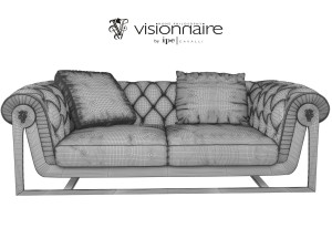 chester dudley sofa Modèle 3D
