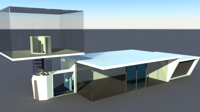 modern style house 3D-Modell .c4d .max .obj .3ds .fbx .stl .blend 