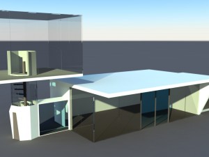 modern style house 3D Model