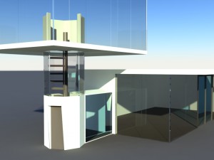 modern style house 3D-Modell