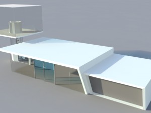 modern style house 3D-Modell