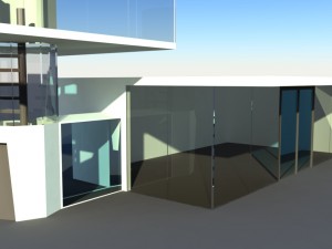 modern style house 3D-Modell