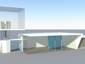modern style house 3D-Modell