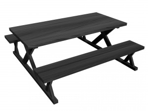 picnic table 3d model 3D Model