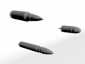 bullets keychains printable 3D-Druckmodell