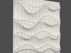 new wave panel 3 3D Model