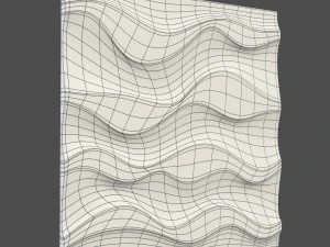 new wave panel 3 3D Model