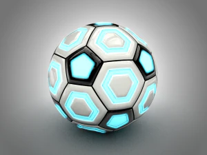 bola futuristik Model 3D